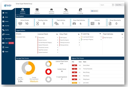 Driver License Check System Dashborad