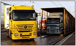 Eurotunnel Freight HGV Unloading